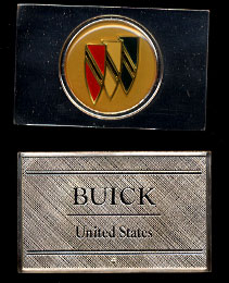 Buick Enameled Sterling SilverArt Bar