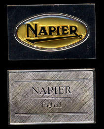 Napier England  Enameled Sterling Silver Art Bar