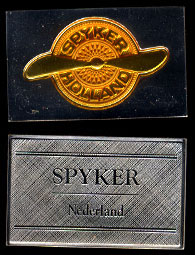 Spyker Enameled Sterling Silver Art Bar