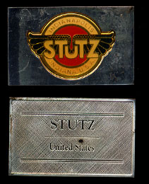 Stutz Enameled Sterling Silver Art Bar