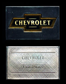 FM Chevrolet United States Silver Art Bar