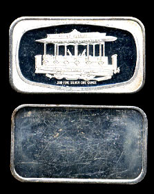 MAD-1 (1972) Cable Car (Mishandled) Silver artbar