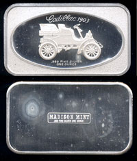 MAD-3V1 1903 Cadillac Silver Artbar