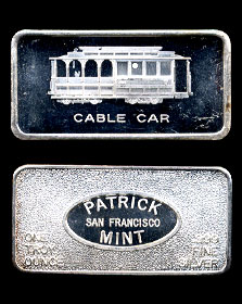 PAT-8V (1973) Cable Car Silver artbar