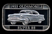 ST-105 1955 Oldsmobile Super 88 Silver Artbar