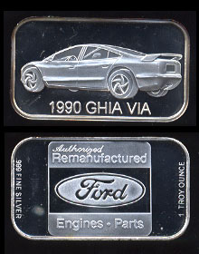 ST-122 (1997) 1990 Ghia Via Ford Silver Art Bar