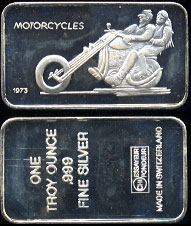 SWISS-5 Motorcycles 1973 Silver Art Bar