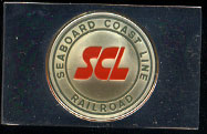 Seaboard Coast Line Train Silver Artbar