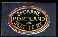 Spokane Portland & Seattle Train Silver Artbar
