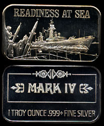 USSC-137  Readiness at Sea Silver Artbar