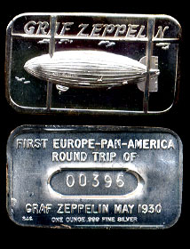 MLM-14C #396 Graf Zeppelin Silver Bar