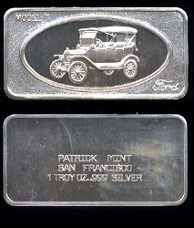 PAT-5V Model T Ford Silver Bar