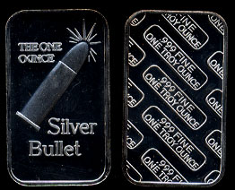 SB-2 Silver Bullet Silver Bar