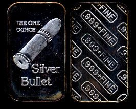 SB-1 Silver Bullet Silver Bar