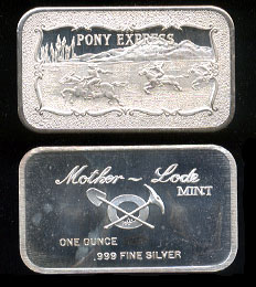 MLM-18 Pony Express Solid Pan Rim Silver Art bar2