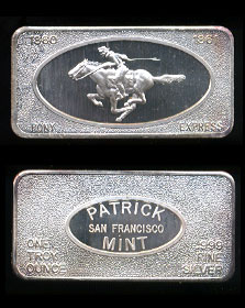 PAT-9V 1860-1861 Pony Express
