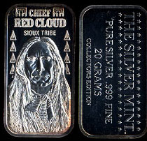TSM-42E Chief Red Cloud Silver Artbar