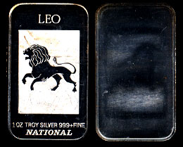 NA-9 Leo Silver Artbar, Blank Reverse