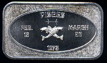 USSC-25 Pisces Silver Artbar