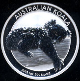 2012 Koala Australian Silver Coin