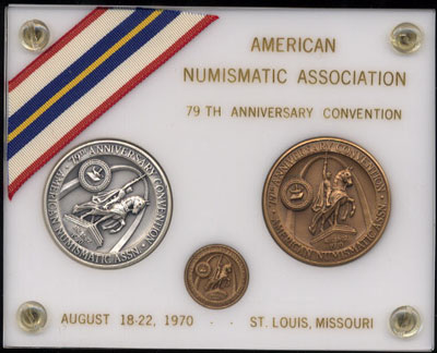 American Numismatic Association 79th Anniversary Convention August 18-22, 1970 --- St. Louis, Missouri Set Number #382