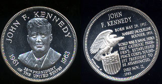 JFK FM Sterling Medal