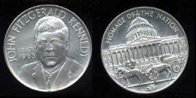 John Fitzgerald Kennedy Homage Medal