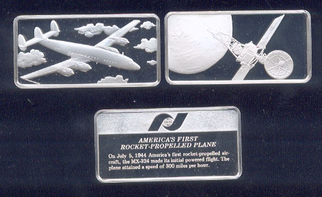 Silver Ingots Air & Space Collection